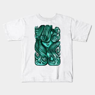 Luscious Locks - Arcadia Green Kids T-Shirt